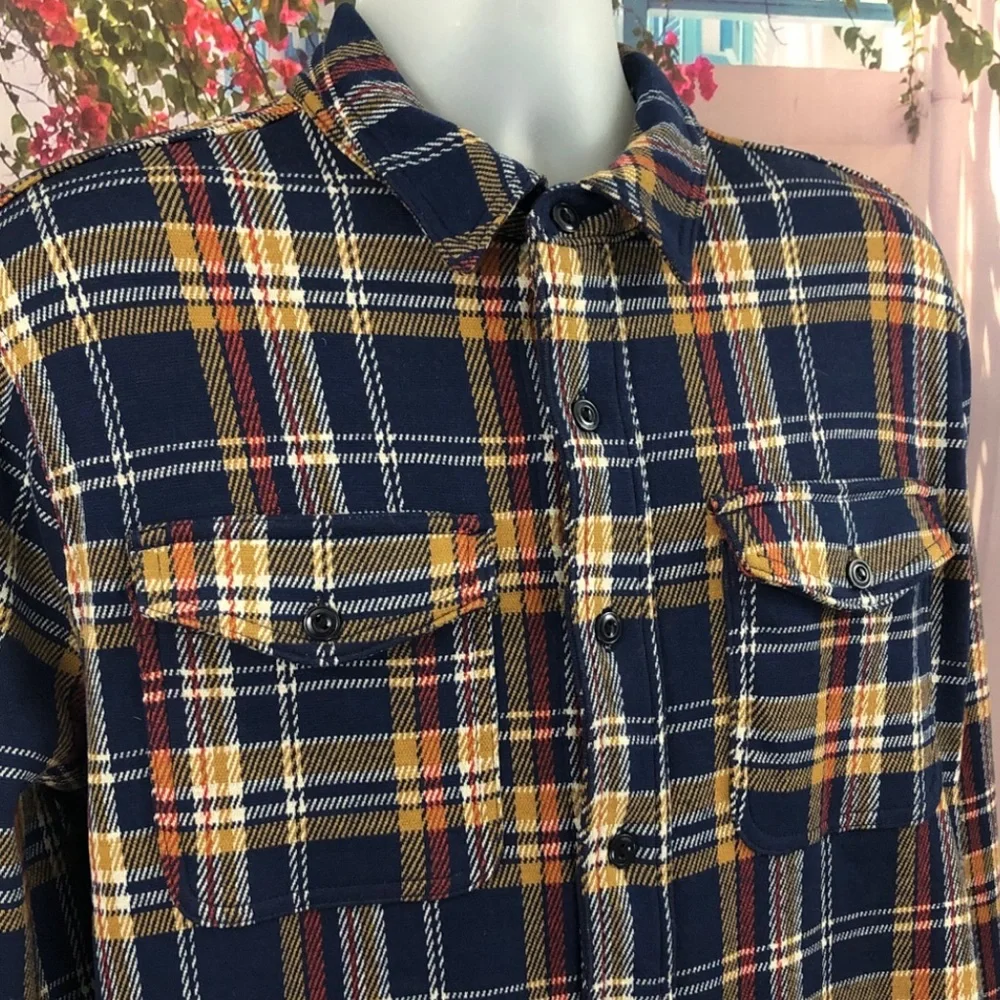 NWT J. Crew Seaboard Soft-Knit Plaid Button Up Shirt